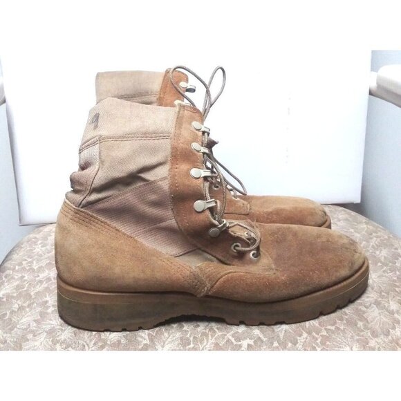 ALTAMA Tactical Combat Boots Men\'s 9M Military Army Hiking Work Lace-up Tan beig main image 10